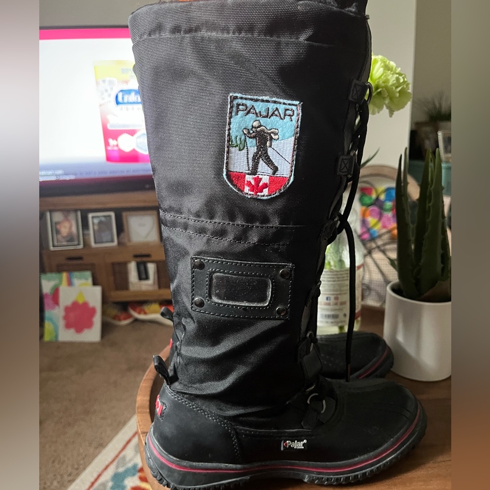 Pajar Canada grip Boots Women Winter lace up Tall Boots